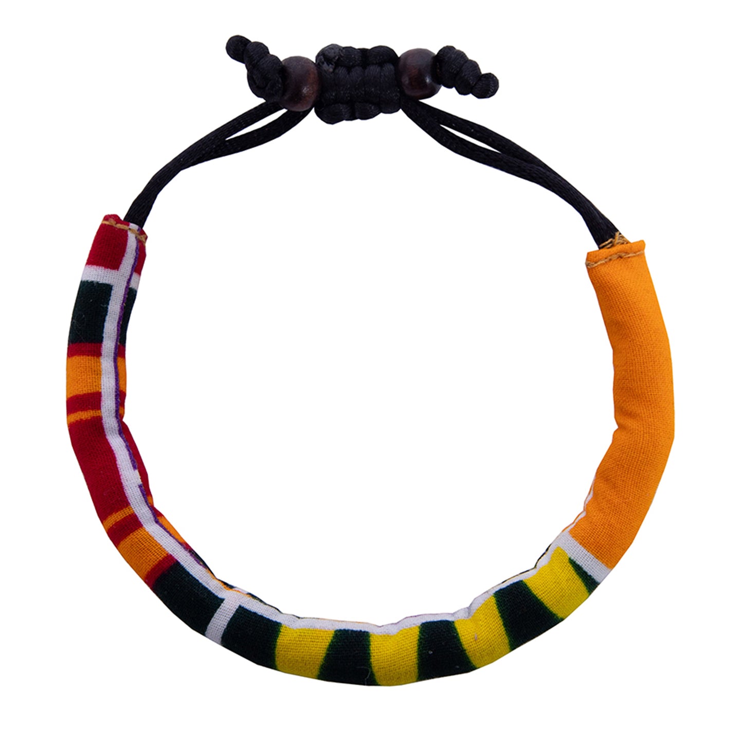 Unique African Print String Bracelet, Best African Women Handmade Accessories