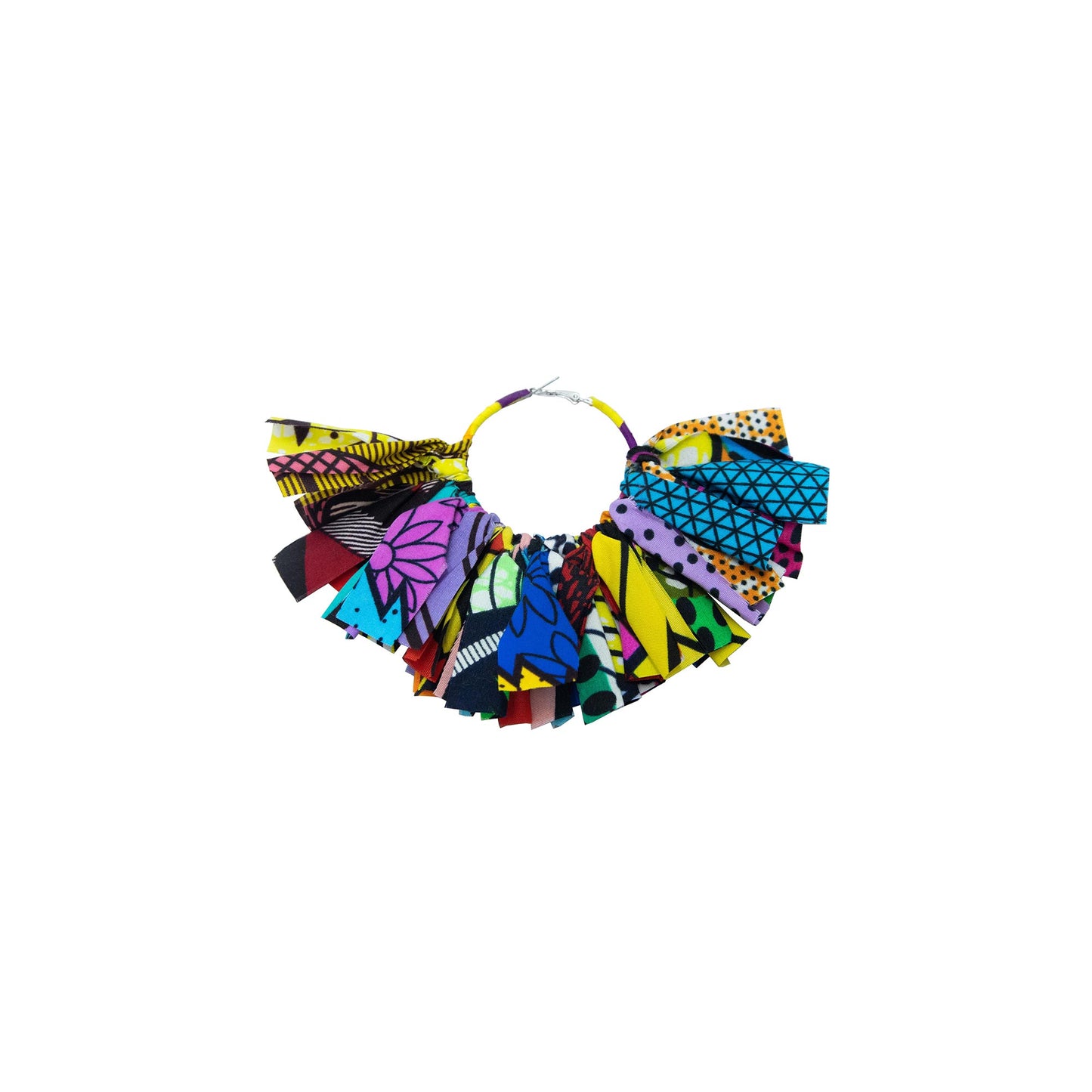 Ethnic African Print Tear-Craft Earrings for African Women Accessories
