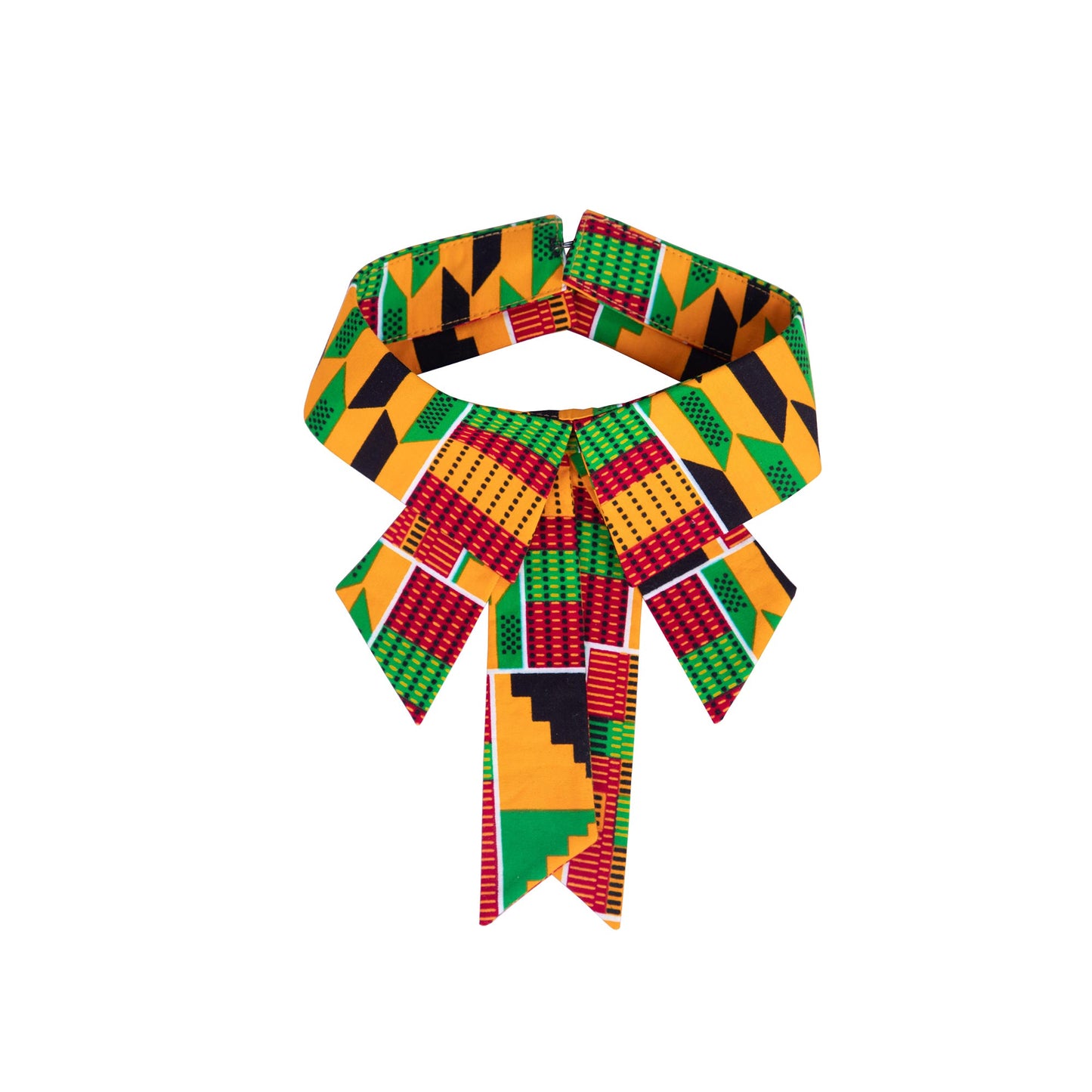 African Ankara Print Detachable Collar for African Women Accessories