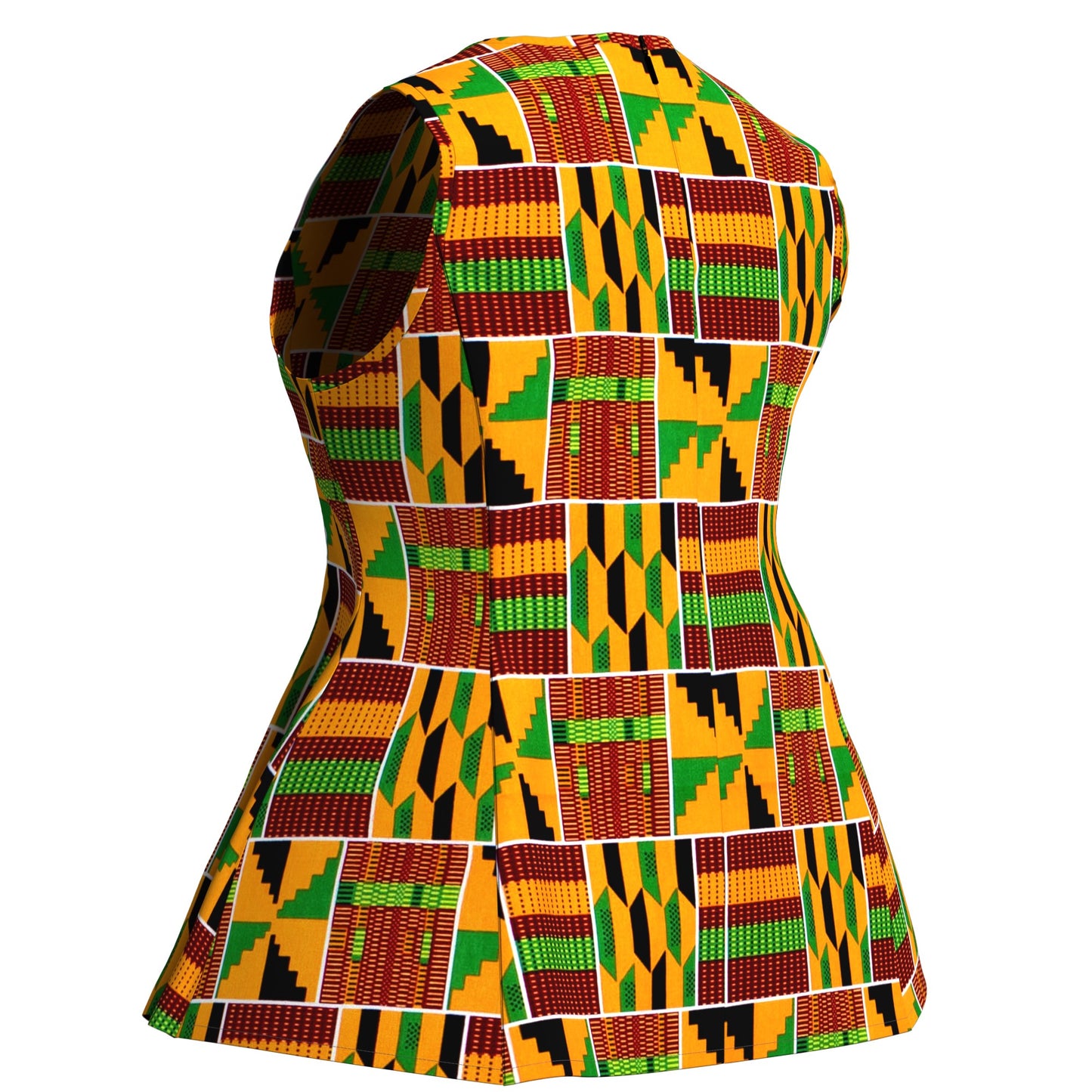 All-Match Sleeveless African Print Fashion Top