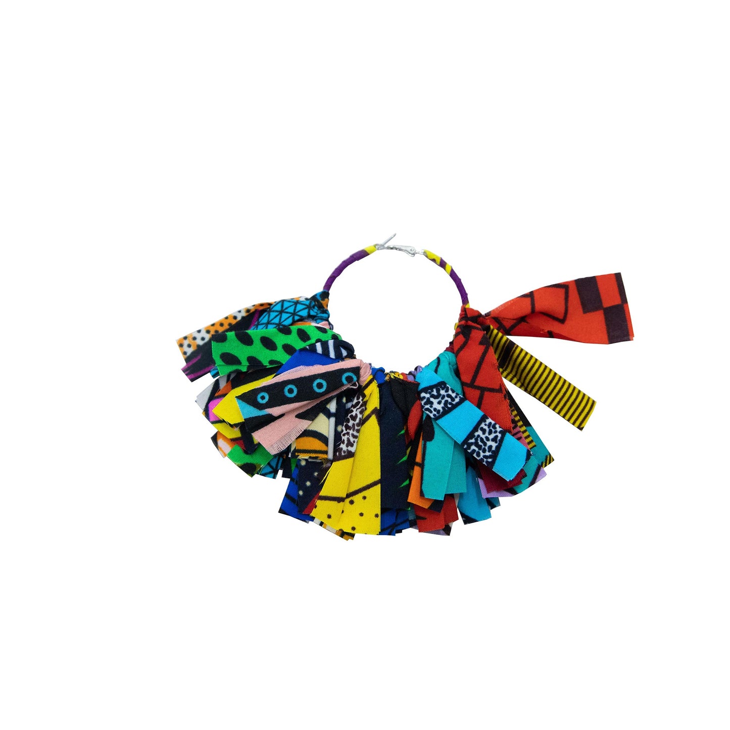 Ethnic African Print Tear-Craft Earrings for African Women Accessories