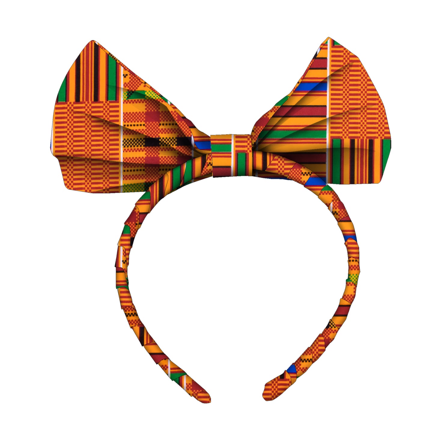 Elegant Oversized African Print Bow Hair Headband, Soft Fabric Non-pressing Head Design Church Festival Matching Hair Accessory