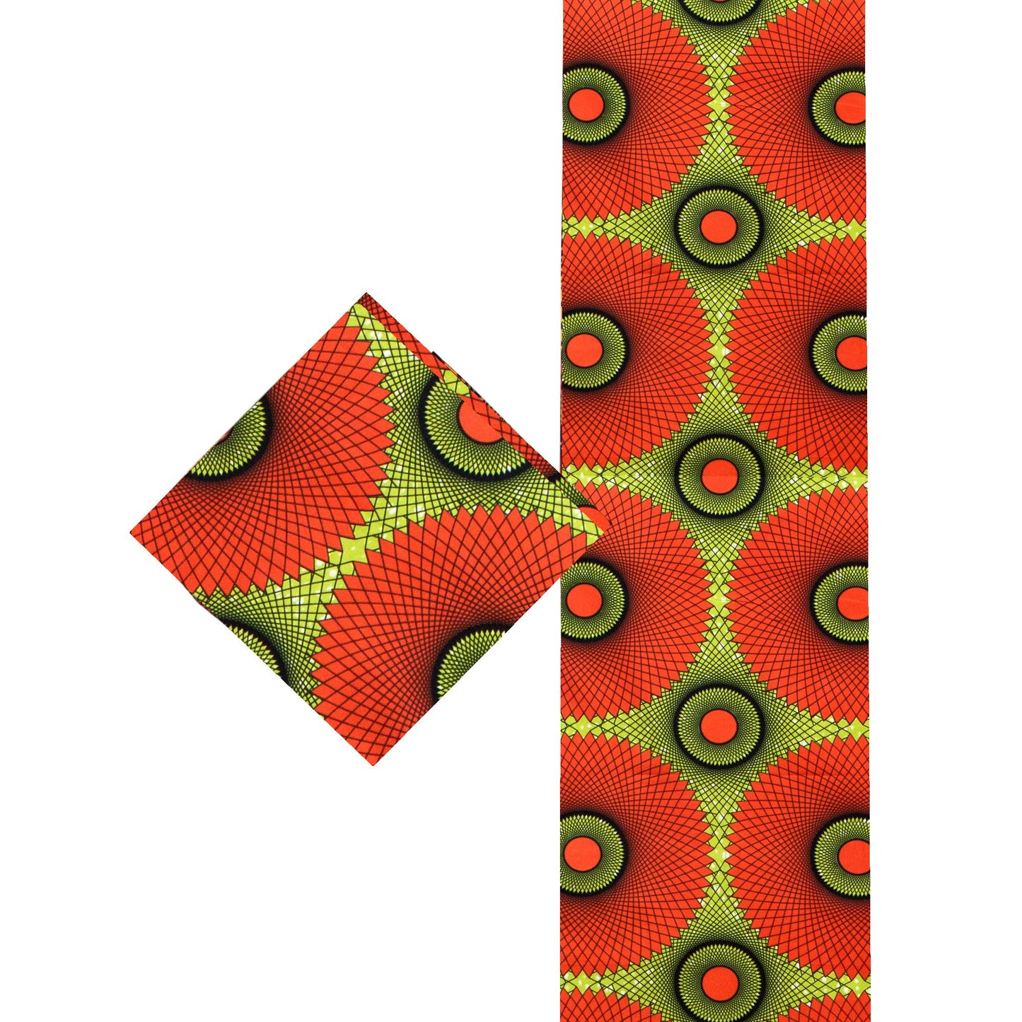 African Home Accessories Ankara Wax Print Cotton Table Runner