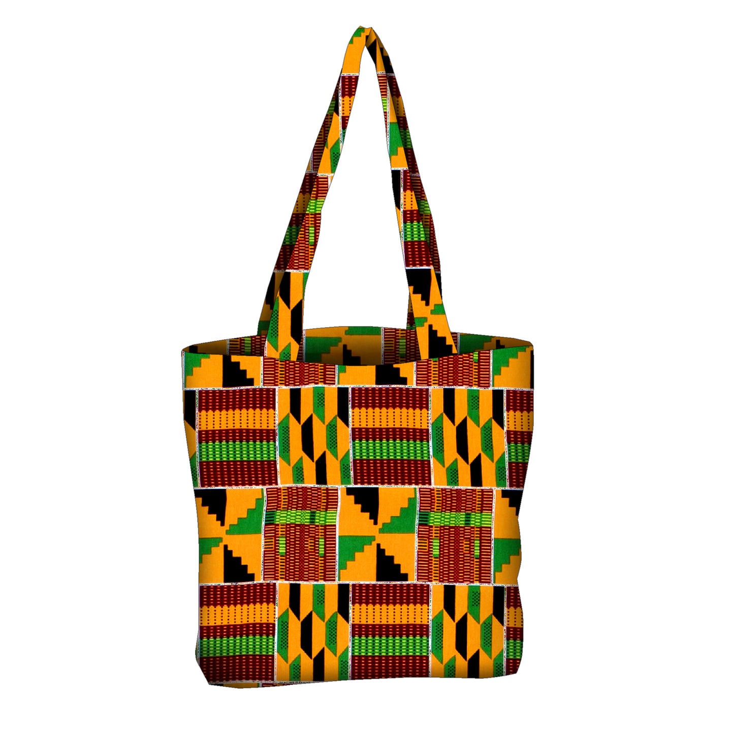 Lightweight African Print Tote Bag for Daily Use