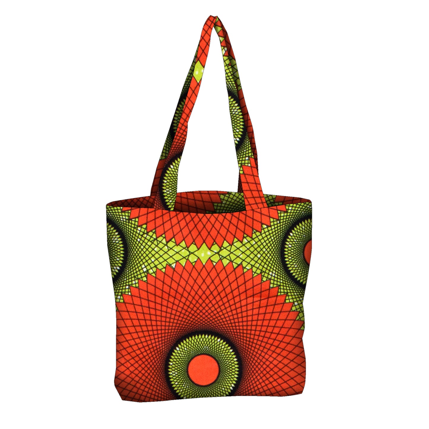 Lightweight African Print Tote Bag for Daily Use