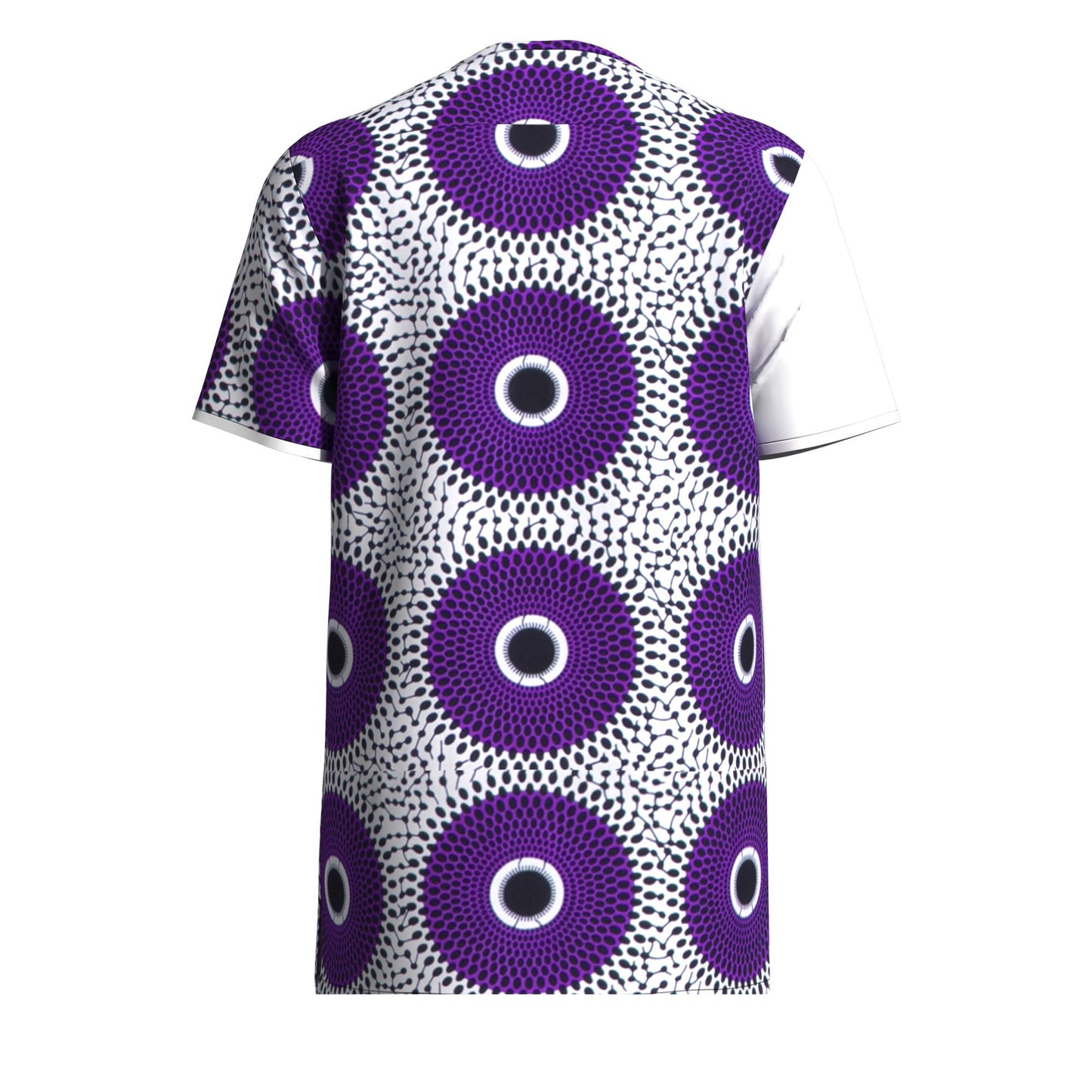 All-match Crew Neck African Print Men Shirt
